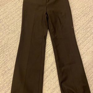 Calvin Klein long brown lined trousers.work 6 tall